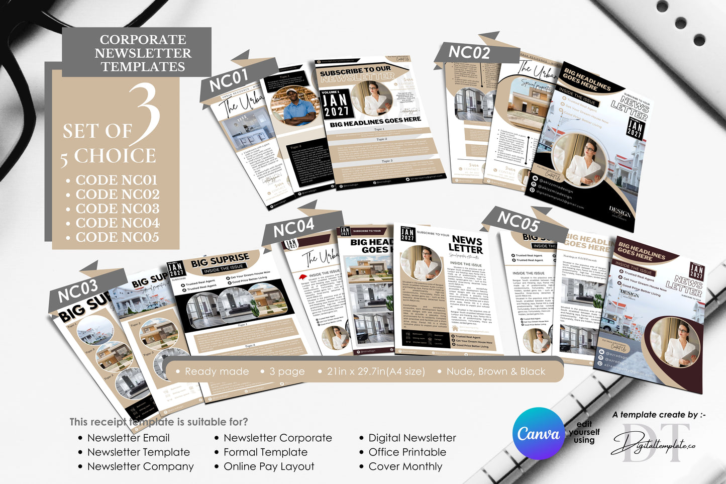 Company newsletter ideas NC03